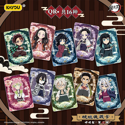 2026 KAYOU Genuine Demon Slayer Card Dawn Bag Collection CCG TCG Card Animation Cartoon Game Collect Card Peripheral Toys