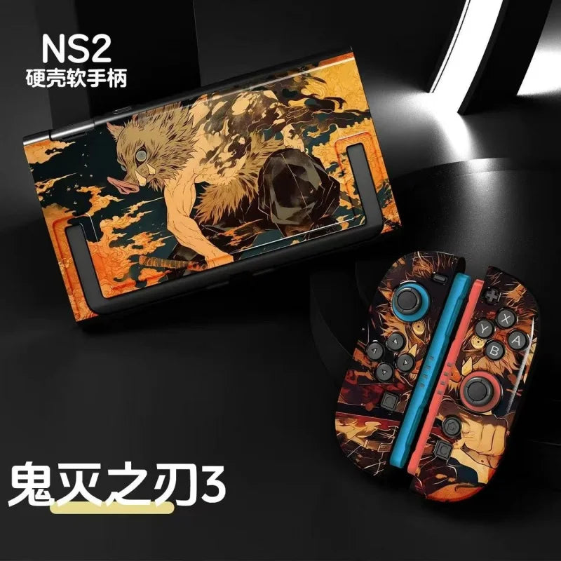Demon Slayer For Switch2 Protective Case Anime Akaza Kamado Nezuko Kochou Shinobu Anti Fall All ProtectiveInclusive Hard Shell