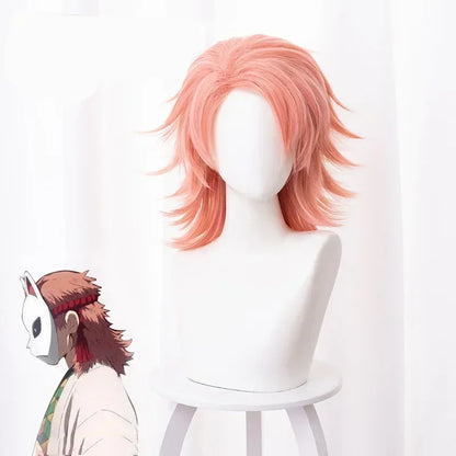 New Anime Sabito Cosplay Costumes Yaiba Kimono White Cloak Man Coat Lining Pants Wig Halloween Costumes