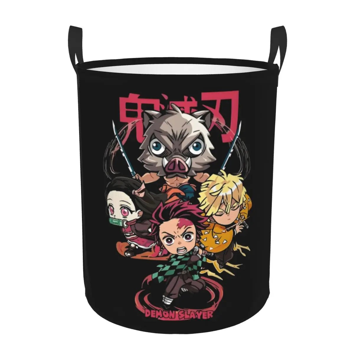 Demon Slayer Tanjiro Kamado Laundry Basket Collapsible Large Capacity Clothes Storage Bin Anime Manga 
 Laundry Hamper