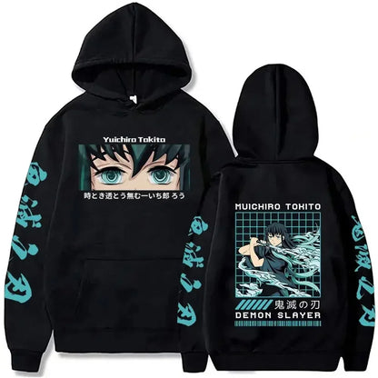 Japanese Anime Demon Slayer Plus Size Hoodie Women Sweatshirts Kamado Nezuko Print Hooded Harajuku Girl And Boy Casual Pullover