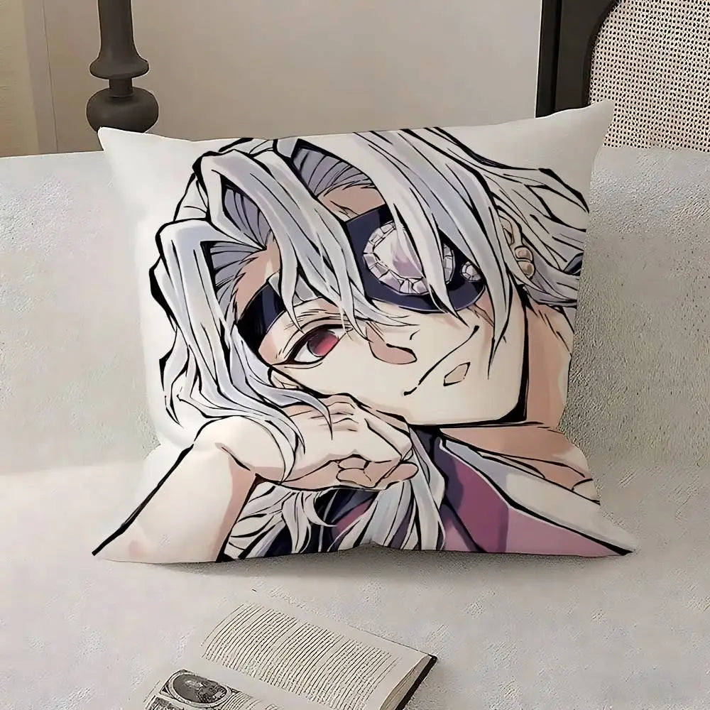 T-Tengen U-Uzuis Case Plush Fabric Soft Pillowcase Double Sided Print Cushion Cover Household Gifts