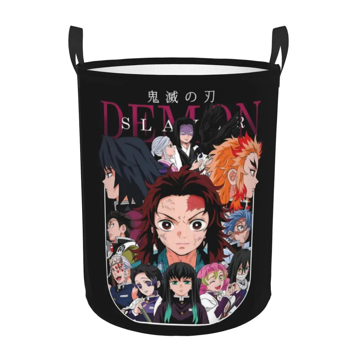 Demon Slayer Tanjiro Kamado Laundry Basket Collapsible Large Capacity Clothes Storage Bin Anime Manga 
 Laundry Hamper
