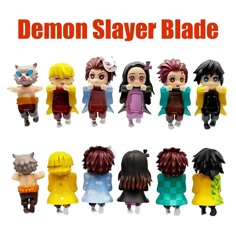 2025 New Styles Sonneess Angel Anime Demon Slayer Blind Box Set Handmade Anime Cartoon Doll Desktop Decoration Birthday Gift