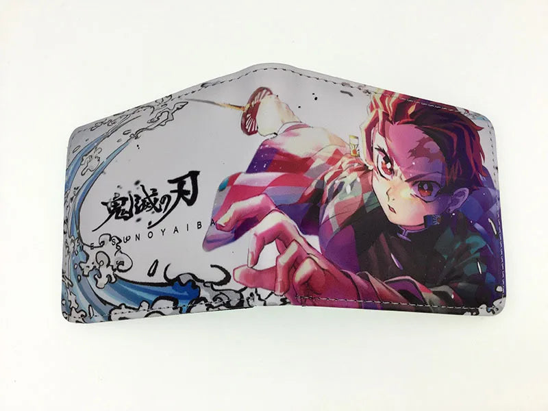 Demon Slayer: Kimetsu No Yaiba Anime Peripheral Short Wallet Zero Wallet Student Men And Women Simple Wallet