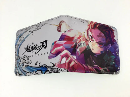 Demon Slayer: Kimetsu No Yaiba Anime Peripheral Short Wallet Zero Wallet Student Men And Women Simple Wallet