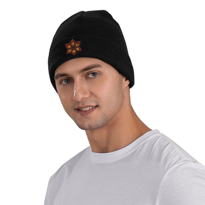 Demonic Eyes of Chaos demon slayer  Knit Beanie For Unisex  Winter Warm Bonnet Knitted Hat