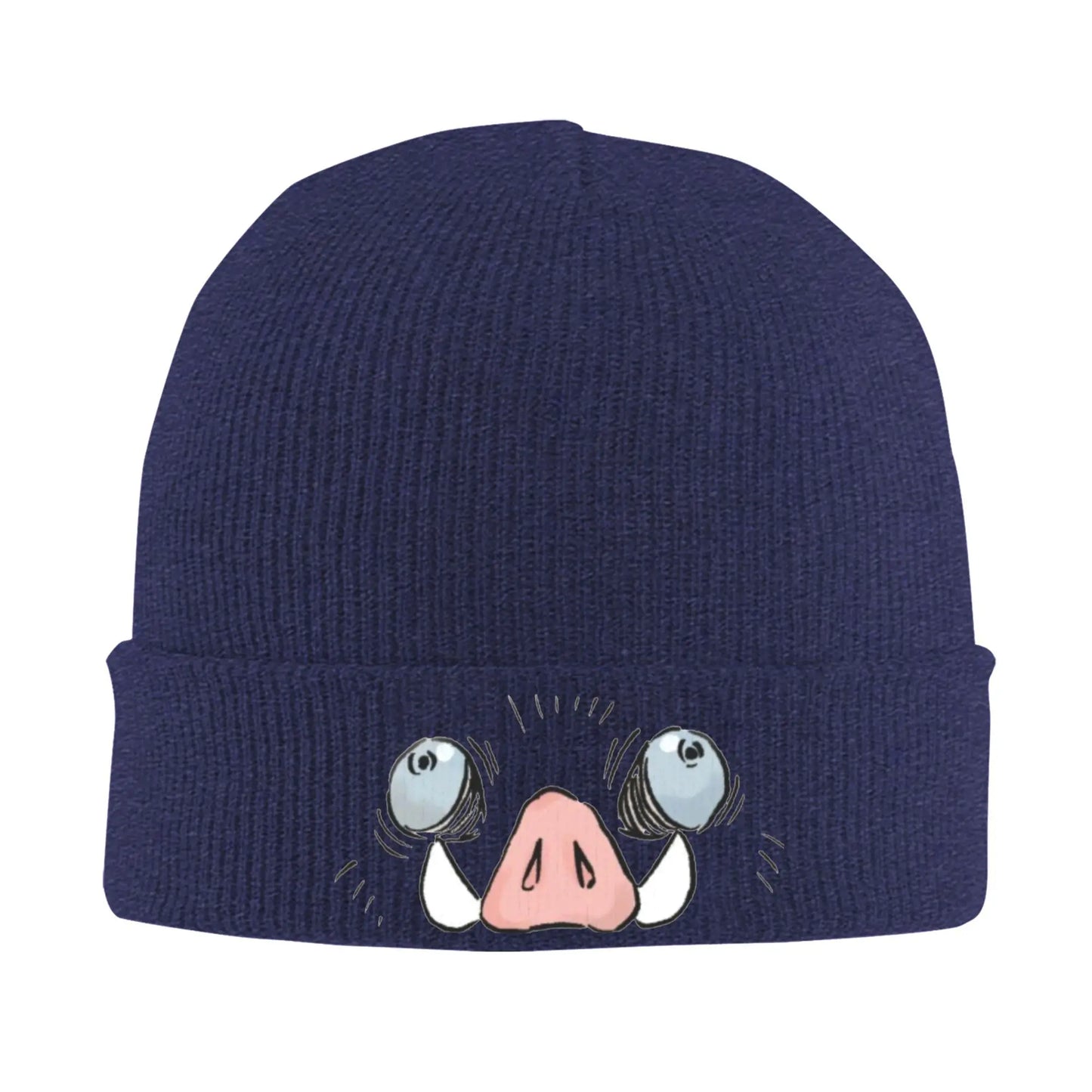 Unisex Rib Knit Cuffed Beanie Demon Slayers anime Accessories Warm Winter Skullies Knitted Caps  Beanies Skullies