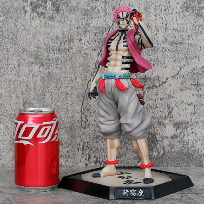 Demon Slayer Akaza Hakuji 28cm Action Figure - Anime Kimetsu No Yaiba PVC Statue Doll Collectible Model Children's toys Gifts