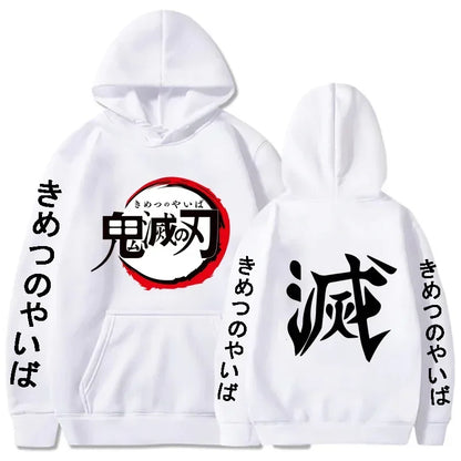 Japanese Anime Demon Slayer Plus Size Hoodie Women Sweatshirts Kamado Nezuko Print Hooded Harajuku Girl And Boy Casual Pullover