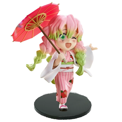 Anime Demon Slayer Kimetsu no Yaiba Figure 15cm Kochou Shinobu Kanroji Mitsuri Plum Rain Series Action Model Toy Gift