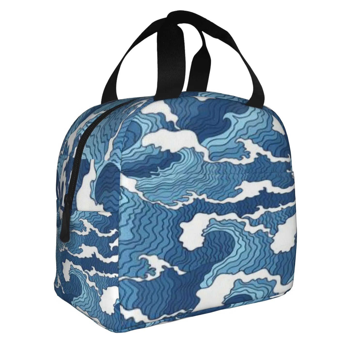 Demon Slayer Manga Anime Resuable Lunch Box for Women Waterproof Kimetsu no Yaiba Thermal Cooler Food Insulated Lunch Bag School