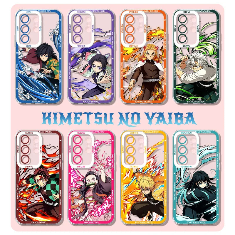 Demon Slayer Tanjiro Phone Case for Samsung Galaxy S26 Ultra S25 Edge S24 S23 S22 S21 FE Plus A57 A37 5G A07 A17 4G Back Cover