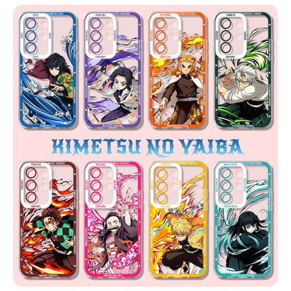 Demon Slayer Tanjiro Phone Case for Samsung Galaxy S26 Ultra S25 Edge S24 S23 S22 S21 FE Plus A57 A37 5G A07 A17 4G Back Cover