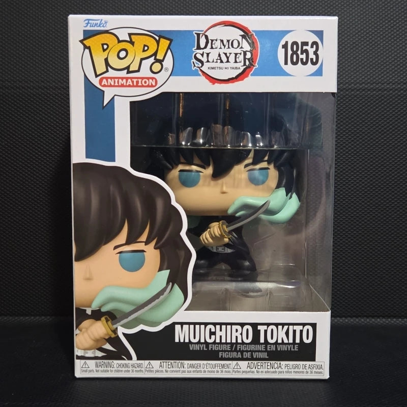 Funko Pop! Demon Slayer Muichiro Tokito Chase #1853 Vinyl Figure Anime Collectible Model Desktop Ornament Toy Gift for Fans