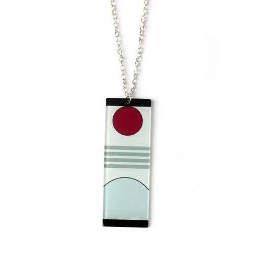 Collier hanafuda rayé