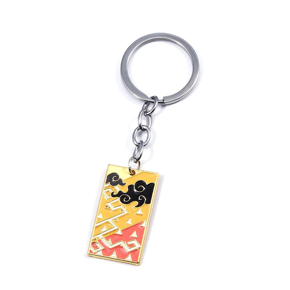 Demon Slayer Anime  Keychain Kamado Tanjiro Nezuko Hashira Ghost Slayer Corps Car Key Chain Cute  Birthday Gift For Anime Fans