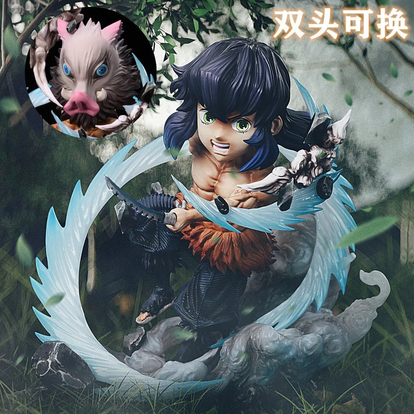 Anime Demon Slayer Figure Kamado Tanjirou Nezuko Action Figure Zenitsu Inosuke Kimetsu Yaiba Figurine PVC Model Collection Toys