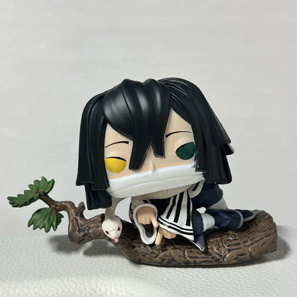 Animation Demon Slayer funkos Obanai Iguro #1395 Exclusive pops Vinyl Action Figure Toys Collection Dolls Home Decor Model Gifts