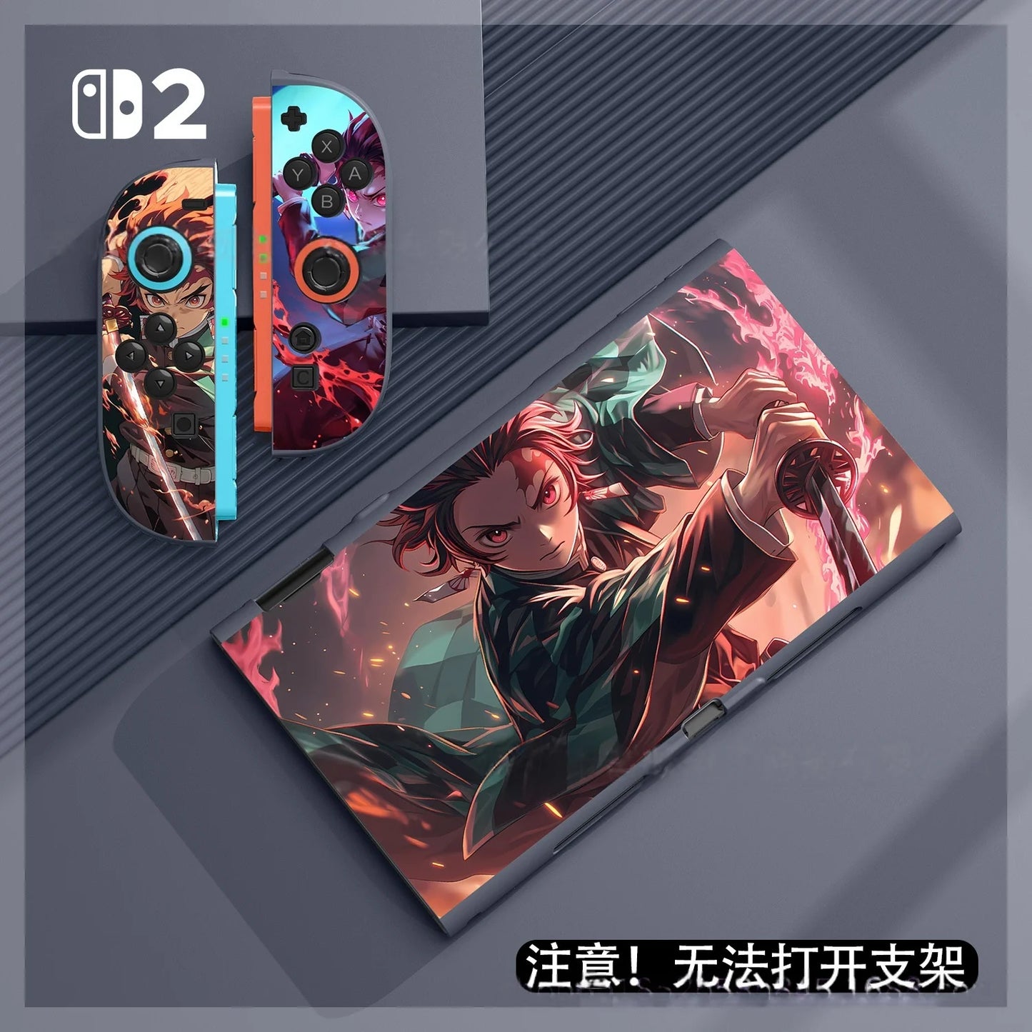 Anime Demon Slayer Tanjiro For Switch2 Protective Case Demon Slayer Anti Fall All Inclusive Hard Shell Switch 2 Decoration Gifts