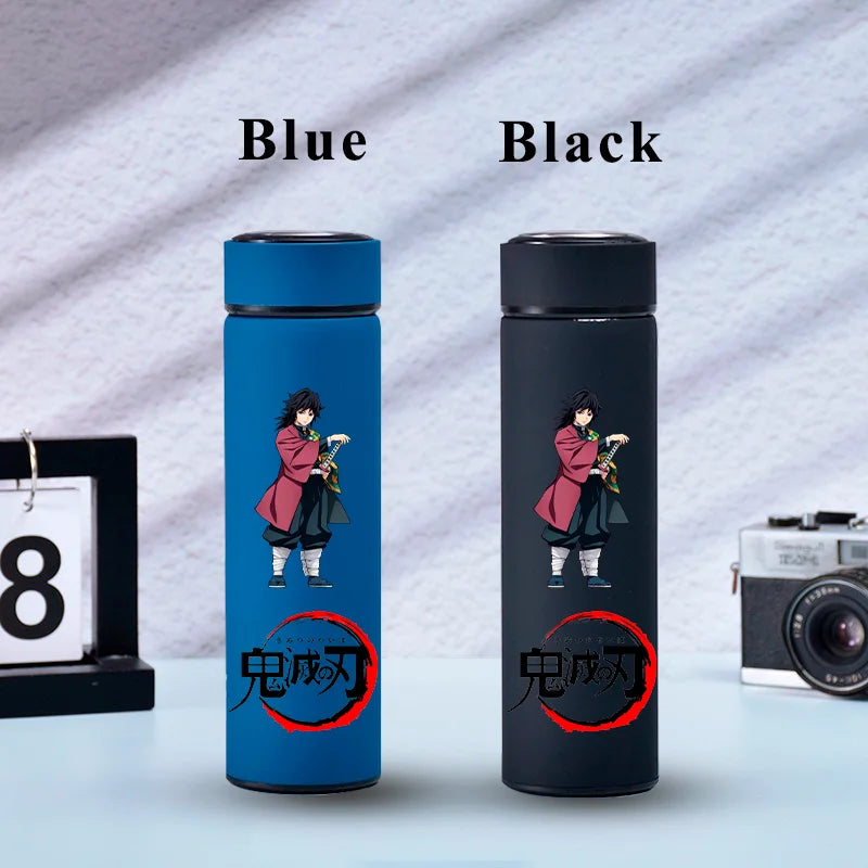 500ML Demon Slayer Anime Stainless Steel Water Cup Portable Large Capacity Outdoor Water Bottle Hot Ice Water Insulated Cup