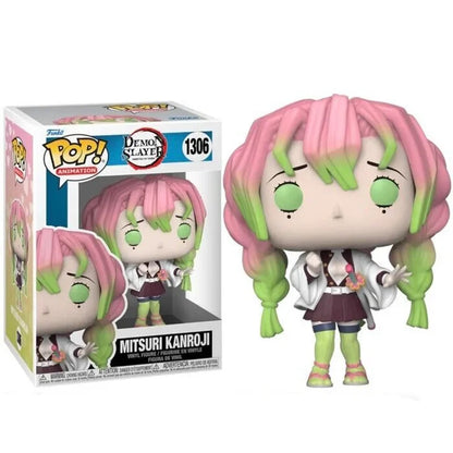 New Funko Pop! Demon Slayer MITSURI KANROJI 1306# OBANAI 1395# RUI 1307# Nezuko 1264# SANEMI 1253 Tanjiro 1304 KYOJURO 1308 Toy