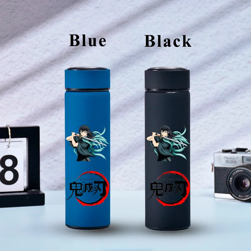 500ML Demon Slayer Anime Stainless Steel Water Cup Portable Large Capacity Outdoor Water Bottle Hot Ice Water Insulated Cup