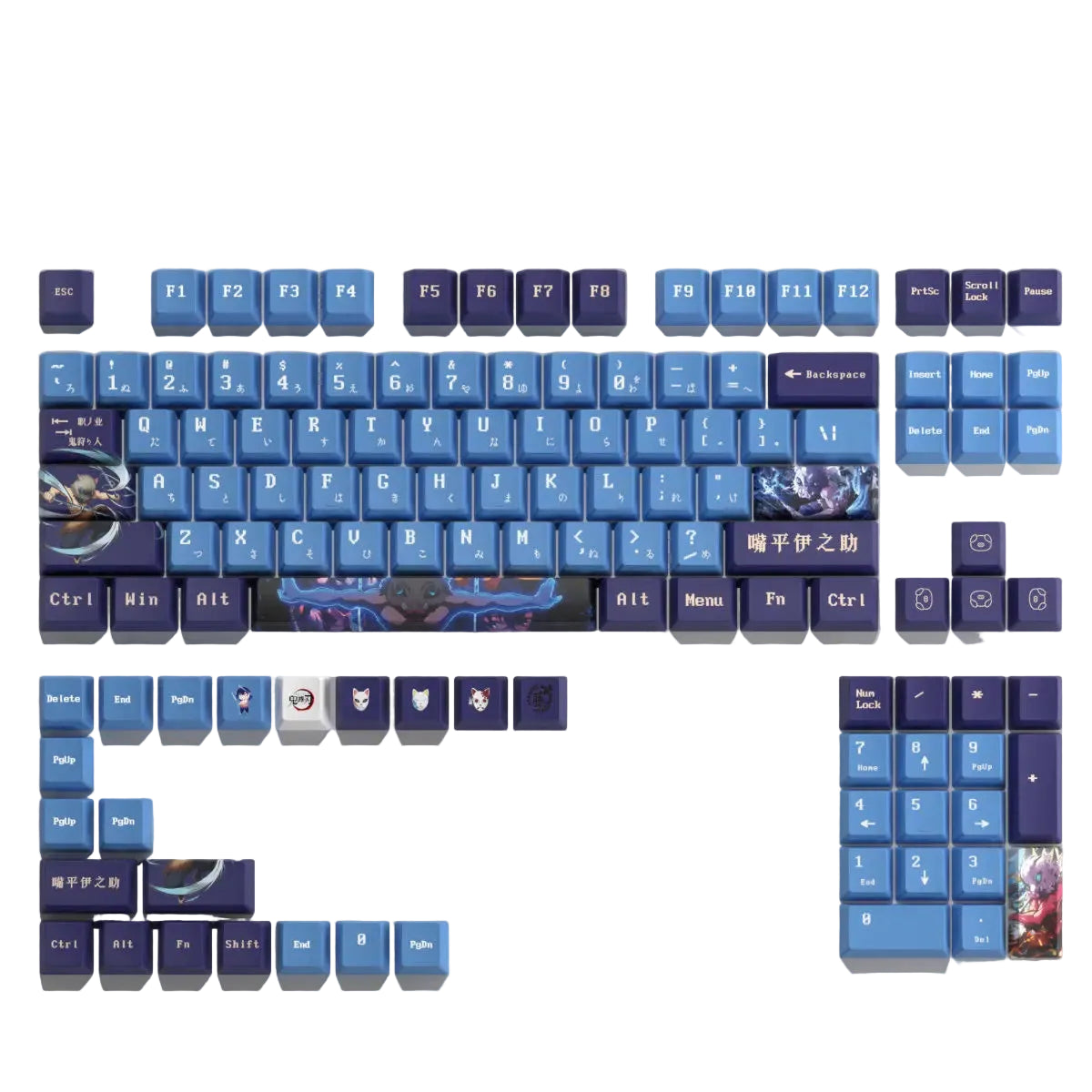 Jeu de keycaps Inosuke