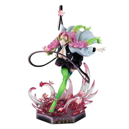 22cm Demon Slayer Kanroji Mitsuri Anime Kimetsu No Yaiba Figure Shinobu Desktop Model Ornaments Kamado Nezuko toys