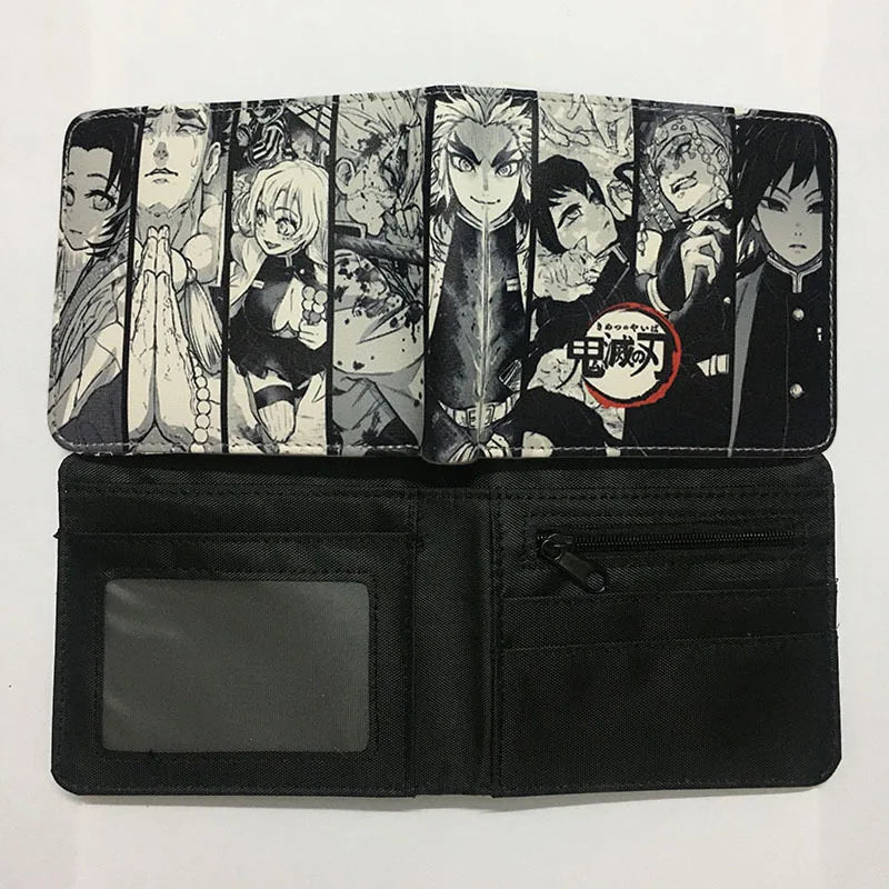Demon Slayer: Kimetsu No Yaiba Anime Peripheral Short Wallet Zero Wallet Student Men And Women Simple Wallet