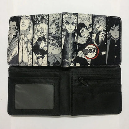 Demon Slayer: Kimetsu No Yaiba Anime Peripheral Short Wallet Zero Wallet Student Men And Women Simple Wallet