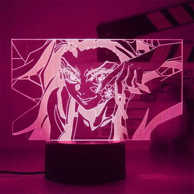 Kimetsu No Yaiba Nezuko Kamado Figure Led Night Light for Bedroom Decor Nightlight Kids Child Table 3d Lamp Demon Slayer Gift
