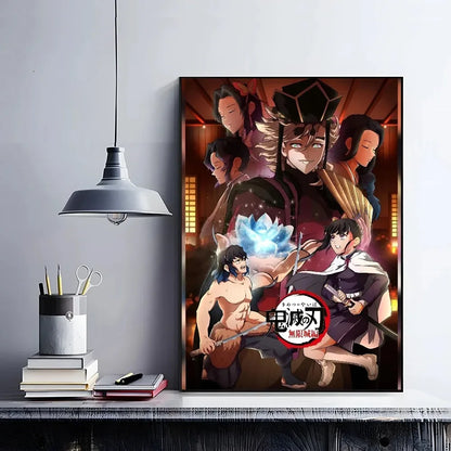 Adult Jigsaw Puzzle 500/1000 pcs Puzzle  Anime D-Demon Slayer Paper Puzzle Decorative Painting Exercise Brain Thinking