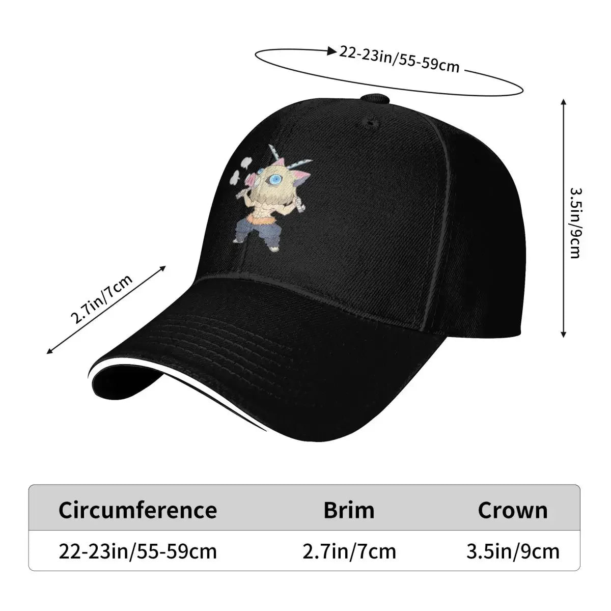Slayer Demon Anime Teams Cap Fashion Casual Baseball Caps Adjustable Hat Hip Hop Summer Unisex Baseball Hats Polychromatic