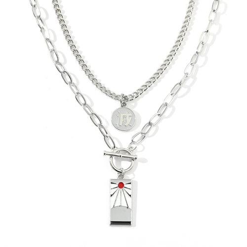 Anime Demon Slayer Tanjiro Necklace Classic Cartoon Character Fashion Jewelry Cosplay Accessories Daily Wear Collectible Gift