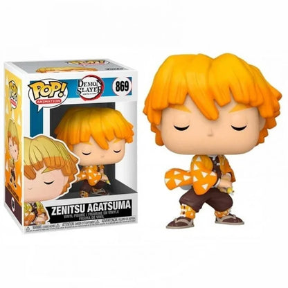 2026 Funko POP Demon Slayer Tanjiro 1304 Kanroji 1306 Rui 1307 Sanemi 1253 Nezuko 1254 Obanai 1395 Action Figures Model Toy Gift