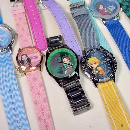 Original Demon Slayer Watch Series Blind Box Anime Secondary Universe Merchandise Co-Branded Wristwatch Birthday Mystery Box Gif