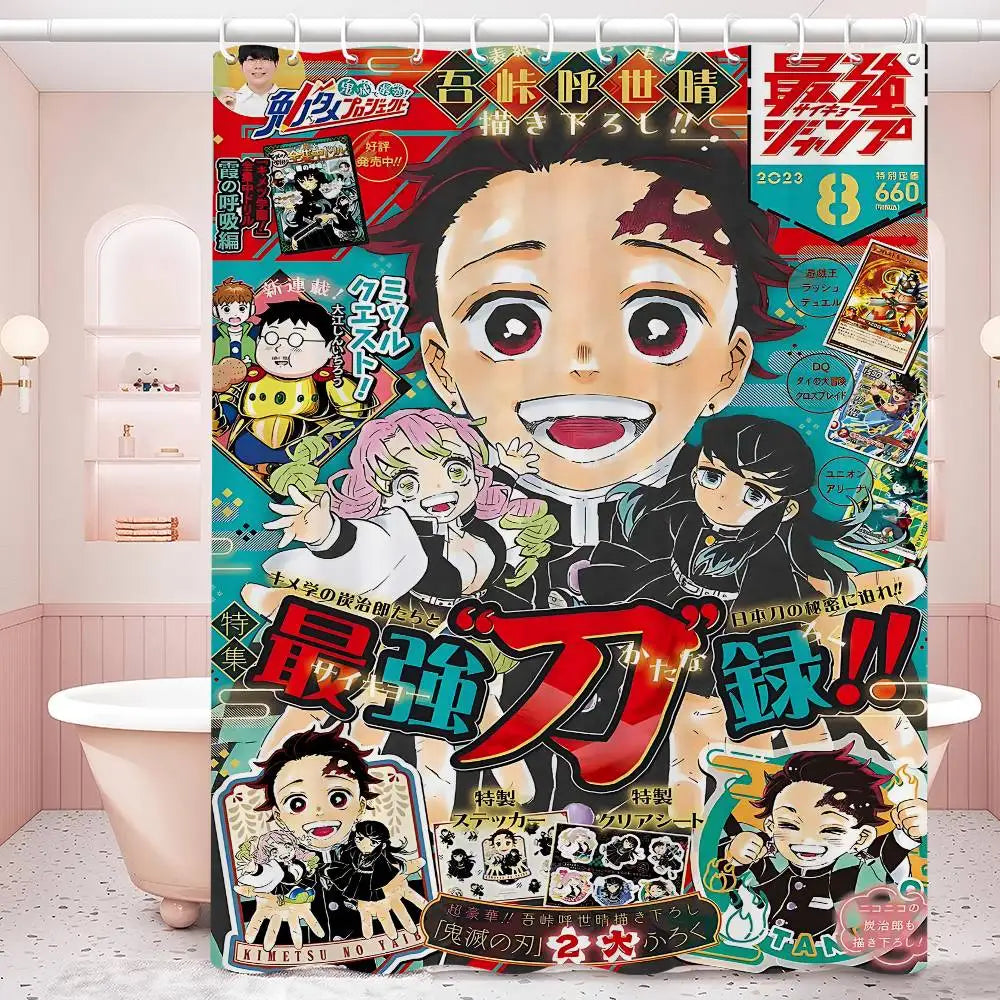 Rideau de douche lames nichirin