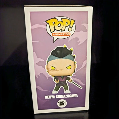 Funko Pop! Demon Slayer Genya Shinazugawa #1851 Original Vinyl Figure Anime Collectible Model Desktop Ornament Toy Gift for Fans