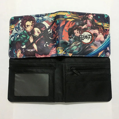 Demon Slayer: Kimetsu No Yaiba Anime Peripheral Short Wallet Zero Wallet Student Men And Women Simple Wallet