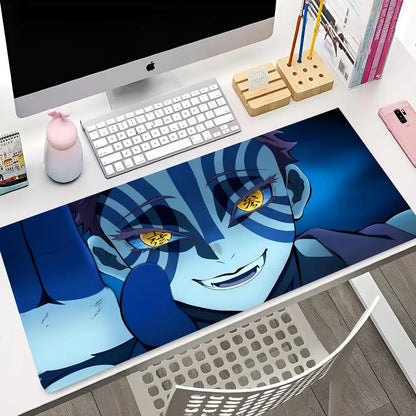 A-Akaza D-DemonS S-Slayer Mouse Pad Rubber Mat Laptop Xxl Mousepad Notebook Gamer Computer Table Gaming Accessories