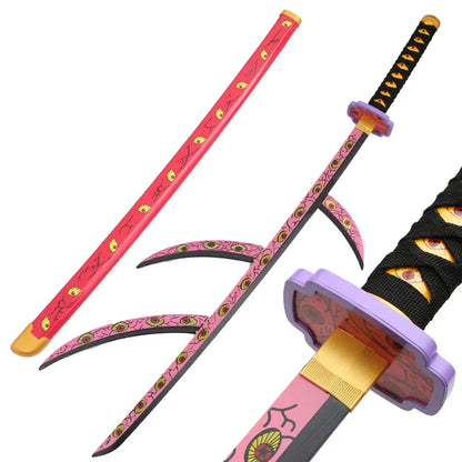 104cm Demon Slayer Katana Schwert Sword Anime Cosplay Prop Ninja Knife Real Size Japanese Katana Original Samurai Sabre Gift