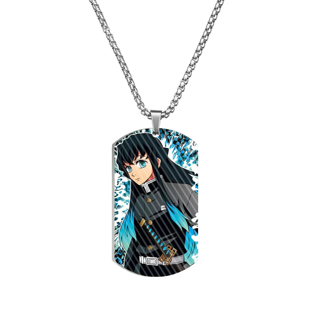 Collier plaque militaire Demon Slayer, visuel 16 sur 46