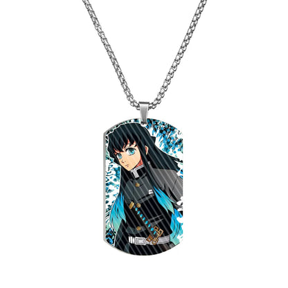 Collier plaque militaire Demon Slayer, visuel 16 sur 46