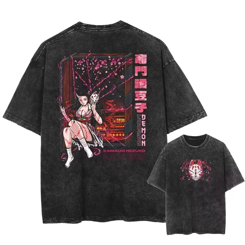 T-shirt Sanemi Demon Slayer, visuel 6 sur 10