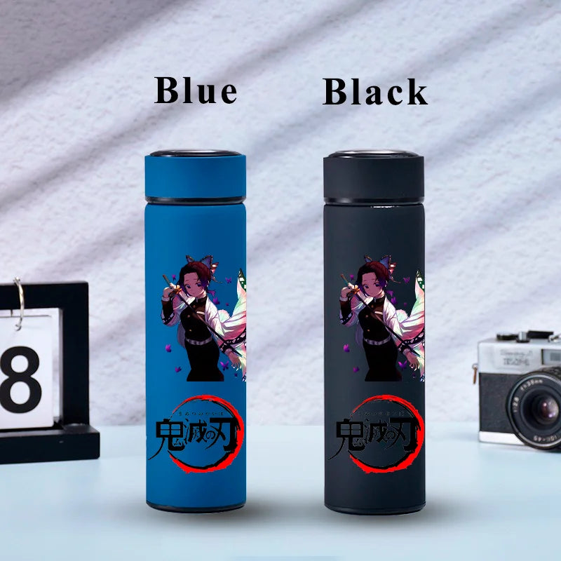 500ML Demon Slayer Anime Stainless Steel Water Cup Portable Large Capacity Outdoor Water Bottle Hot Ice Water Insulated Cup