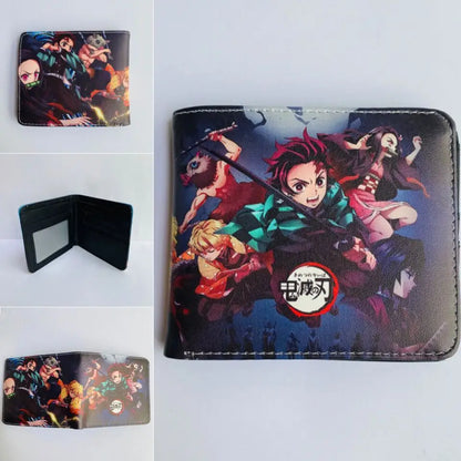 Demon Slayer: Kimetsu No Yaiba Anime Peripheral Short Wallet Zero Wallet Student Men And Women Simple Wallet