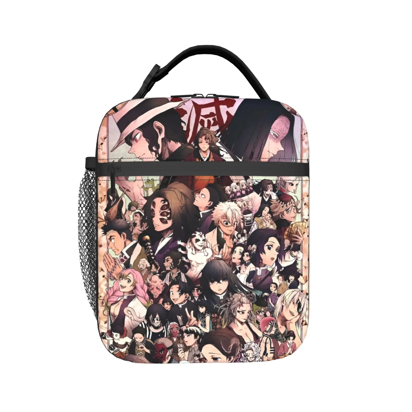 D-Demons Slayers Portable Lunch Box Multifunction Kimetsus No Yaibas Cooler Thermal Food Insulated Lunch Bag School Student