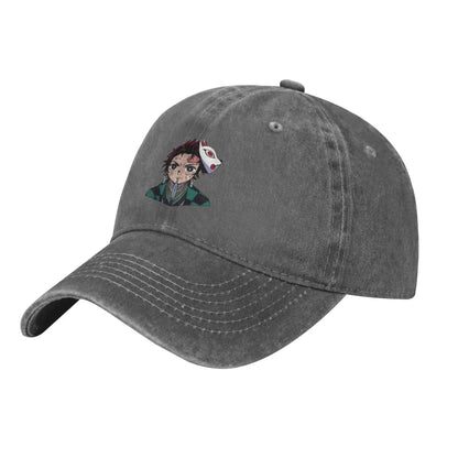 water breathing Baseball Caps Peaked Cap Demon Slayer  Sun Shade Hats for Men