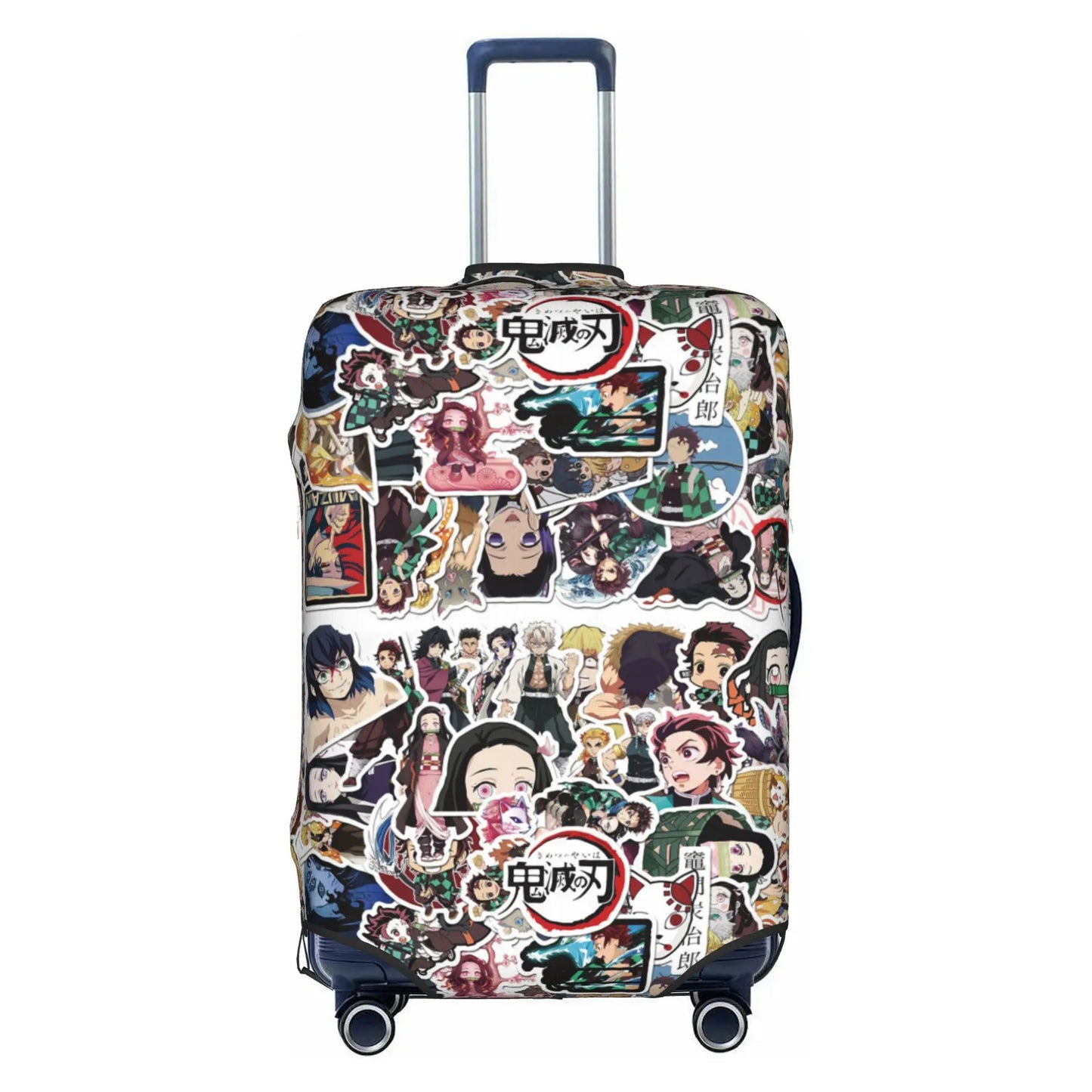 Custom Demon Slayer Kimetsu no Yaiba Travel Luggage Cover Elastic Manga Anime  Suitcase Cover Protector Fit 18-32 Inch